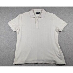 Vilebrequin Men Shirt XXL Terry Cloth Polo Ribbed‎ Collar Tailored Fit Logo